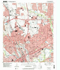 Download a high-resolution, GPS-compatible USGS topo map for Haltom City, TX (2001 edition)