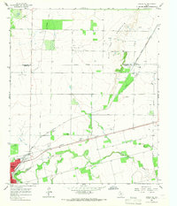 Download a high-resolution, GPS-compatible USGS topo map for Hamlin NE, TX (1967 edition)