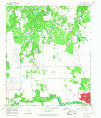 preview thumbnail of historical topo map of Fisher County, TX in 1965