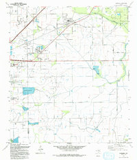 Download a high-resolution, GPS-compatible USGS topo map for Hamshire, TX (1994 edition)