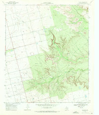 1968 Map of Hancock, 1971 Print