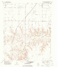 Download a high-resolution, GPS-compatible USGS topo map for Hannas Draw East, TX (1977 edition)