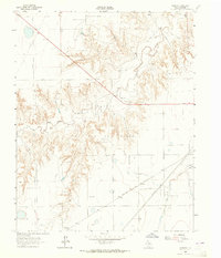 Download a high-resolution, GPS-compatible USGS topo map for Hansford, TX (1965 edition)