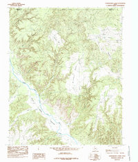 Download a high-resolution, GPS-compatible USGS topo map for Hardscrabble Creek, TX (1985 edition)