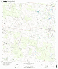 Download a high-resolution, GPS-compatible USGS topo map for Hargill, TX (1965 edition)