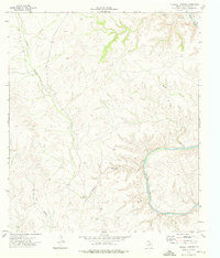 preview thumbnail of historical topo map of Val Verde County, TX in 1973