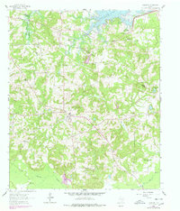 preview thumbnail of historical topo map of Harrison County, TX in 1961