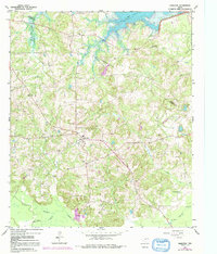 preview thumbnail of historical topo map of Harrison County, TX in 1961