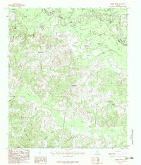 Download a high-resolution, GPS-compatible USGS topo map for Harris Chapel, TX (1983 edition)