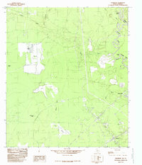 preview thumbnail of historical topo map of Newton County, TX in 1984