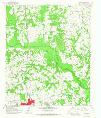Download a high-resolution, GPS-compatible USGS topo map for Harvard, TX (1967 edition)