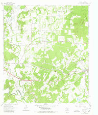 Download a high-resolution, GPS-compatible USGS topo map for Harwood, TX (1980 edition)