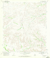 preview thumbnail of historical topo map of Pecos County, TX in 1969