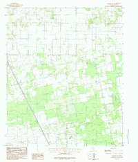 Download a high-resolution, GPS-compatible USGS topo map for Hawley NE, TX (1984 edition)
