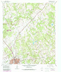 Download a high-resolution, GPS-compatible USGS topo map for Hearne North, TX (1989 edition)