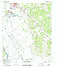 Download a high-resolution, GPS-compatible USGS topo map for Hearne South, TX (1989 edition)