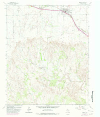Download a high-resolution, GPS-compatible USGS topo map for Hedley, TX (1982 edition)