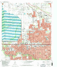 Download a high-resolution, GPS-compatible USGS topo map for Hedwig Village, TX (1982 edition)