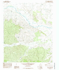 Download a high-resolution, GPS-compatible USGS topo map for Heel Fly Draw, TX (1985 edition)