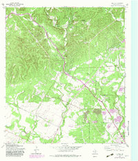 preview thumbnail of historical topo map of Helotes, TX in 1966