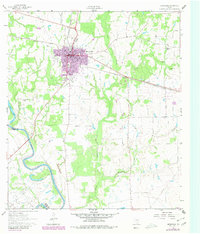 Download a high-resolution, GPS-compatible USGS topo map for Hempstead, TX (1980 edition)
