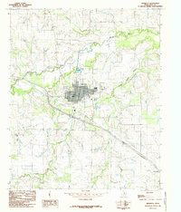 Download a high-resolution, GPS-compatible USGS topo map for Henrietta, TX (1985 edition)