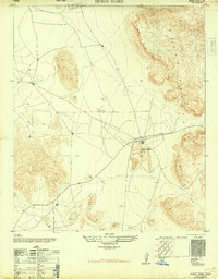 Download a high-resolution, GPS-compatible USGS topo map for Heuco Tanks, TX (1948 edition)