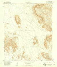 preview thumbnail of historical topo map of El Paso County, TX in 1955