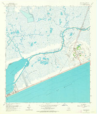 Download a high-resolution, GPS-compatible USGS topo map for High Island, TX (1964 edition)
