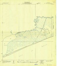 preview thumbnail of historical topo map of Chambers County, TX in 1931