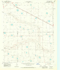 Download a high-resolution, GPS-compatible USGS topo map for Hilburn, TX (1968 edition)