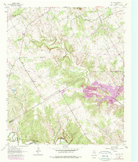 Download a high-resolution, GPS-compatible USGS topo map for Hill City, TX (1979 edition)