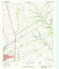 Download a high-resolution, GPS-compatible USGS topo map for Hillsboro East, TX (1968 edition)