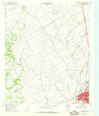 Download a high-resolution, GPS-compatible USGS topo map for Hillsboro West, TX (1968 edition)