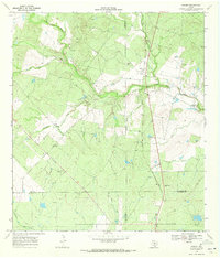preview thumbnail of historical topo map of Frio County, TX in 1969