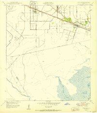 1950 Map of Hitchcock, TX