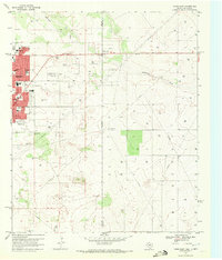 Download a high-resolution, GPS-compatible USGS topo map for Hobbs East, TX (1972 edition)