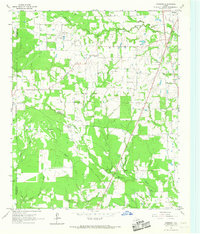 Download a high-resolution, GPS-compatible USGS topo map for Hodgson, TX (1967 edition)