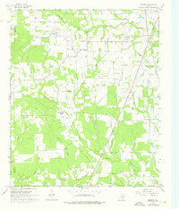 Download a high-resolution, GPS-compatible USGS topo map for Hodgson, TX (1976 edition)