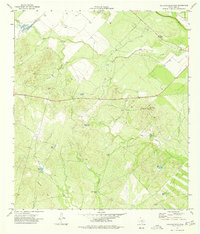 preview thumbnail of historical topo map of Frio County, TX in 1974