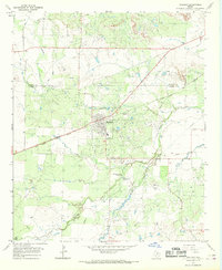 Download a high-resolution, GPS-compatible USGS topo map for Holliday, TX (1968 edition)