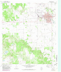 Download a high-resolution, GPS-compatible USGS topo map for Hondo, TX (1983 edition)