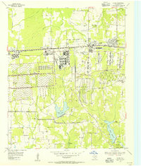 Download a high-resolution, GPS-compatible USGS topo map for Hooks, TX (1955 edition)