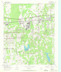 Download a high-resolution, GPS-compatible USGS topo map for Hooks, TX (1971 edition)