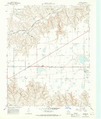 Download a high-resolution, GPS-compatible USGS topo map for Hoover, TX (1969 edition)