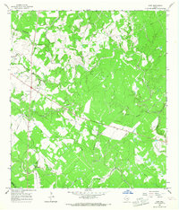 preview thumbnail of historical topo map of Lavaca County, TX in 1965