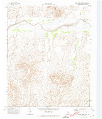 Download a high-resolution, GPS-compatible USGS topo map for Horse Creek North, TX (1974 edition)