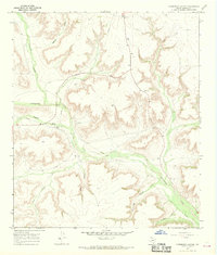 Download a high-resolution, GPS-compatible USGS topo map for Horsehead Canyon, TX (1970 edition)