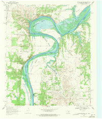 Download a high-resolution, GPS-compatible USGS topo map for Horseshoe Bend, TX (1971 edition)