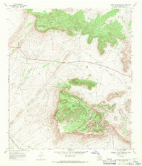 Download a high-resolution, GPS-compatible USGS topo map for Housetop Mountains, TX (1971 edition)